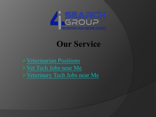 Veterinarian Positions - i4 Search Group