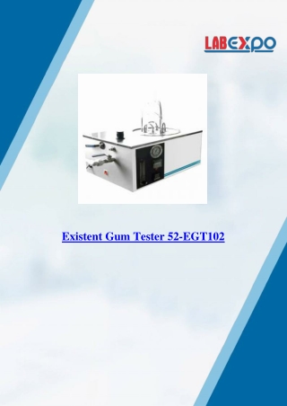 existent gum tester 52 egt102