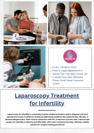 Affordable Laparoscopy Treatment for Infertility in India