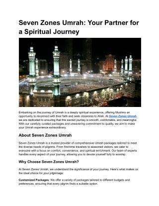 Seven Zones Umrah_ Your Partner for a Spiritual Journey