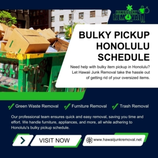 Bulky Pickup Honolulu Schedule