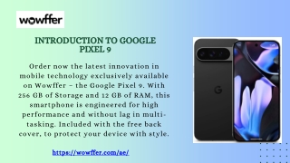 introduction to google pixel 9