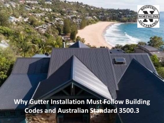 why gutter installation must follow building
