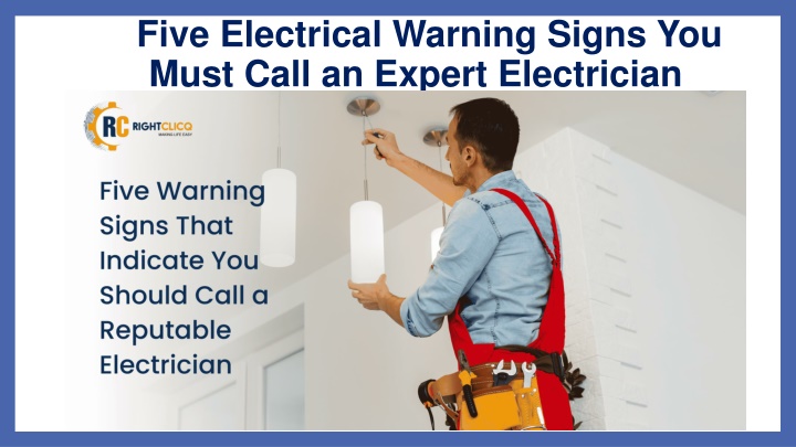 five electrical warning signs you must call an expert electrician