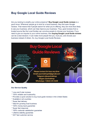 Buy Google Local Guide Reviews.pdf  usa