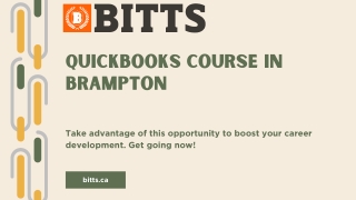 quickbooks course in brampton