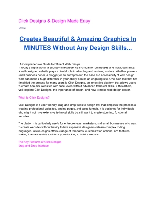 click designs design made easy