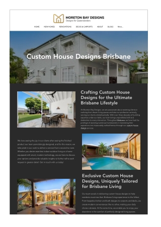 Custom house design Brisbane