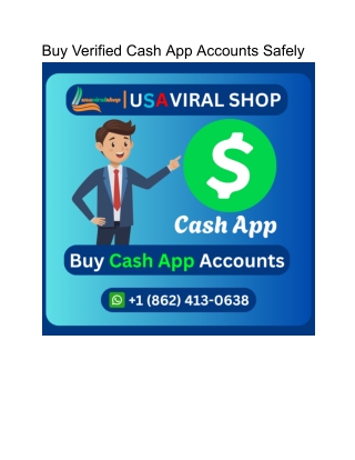 Buy Verified Cash App Accounts Safely