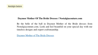 daymor mother of the bride dresses