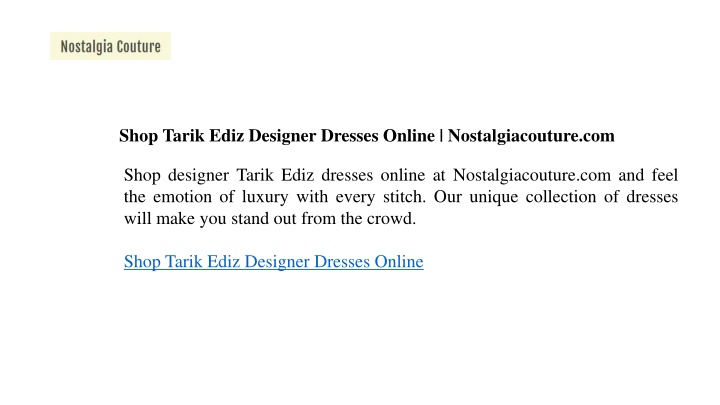 shop tarik ediz designer dresses online