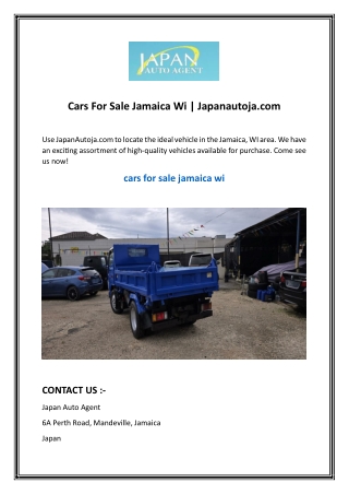 Cars For Sale Jamaica Wi  Japanautoja