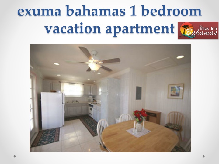 exuma bahamas 1 bedroom vacation apartment