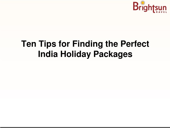 ten tips for finding the perfect india holiday