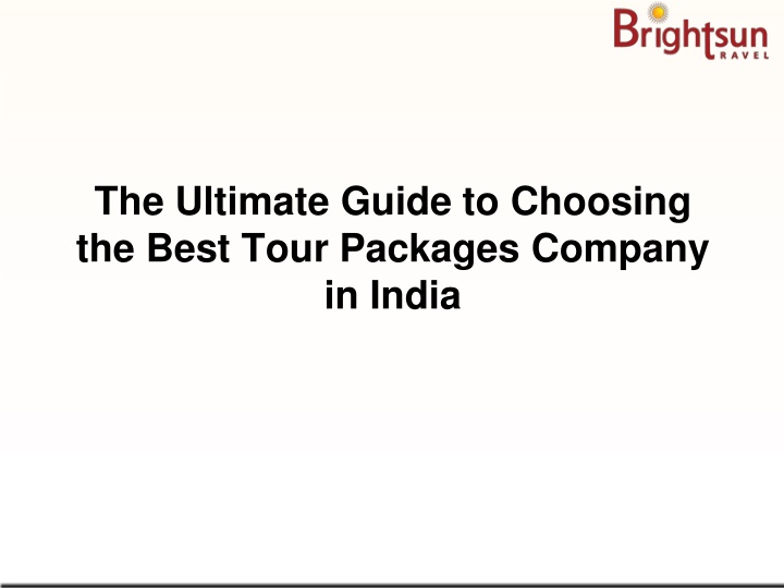 the ultimate guide to choosing the best tour