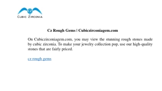 cz rough gems cubiczirconiagem com