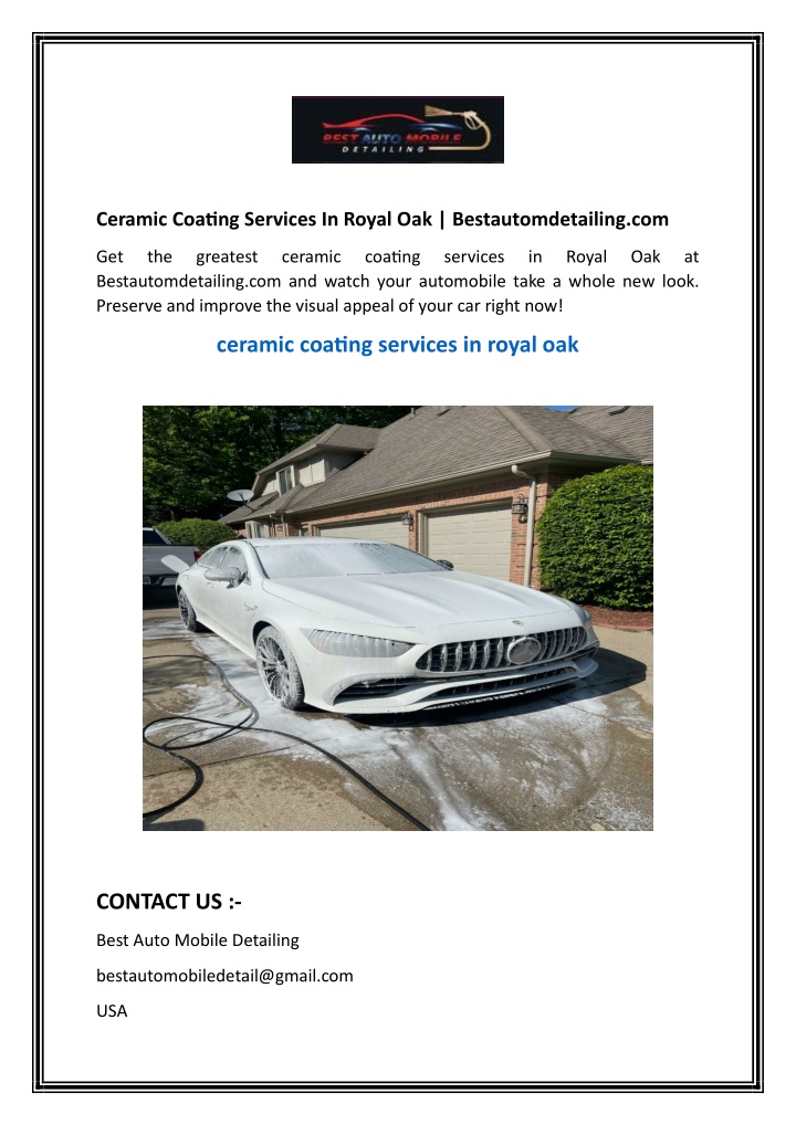 ceramic coating services in royal