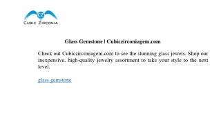 glass gemstone cubiczirconiagem com