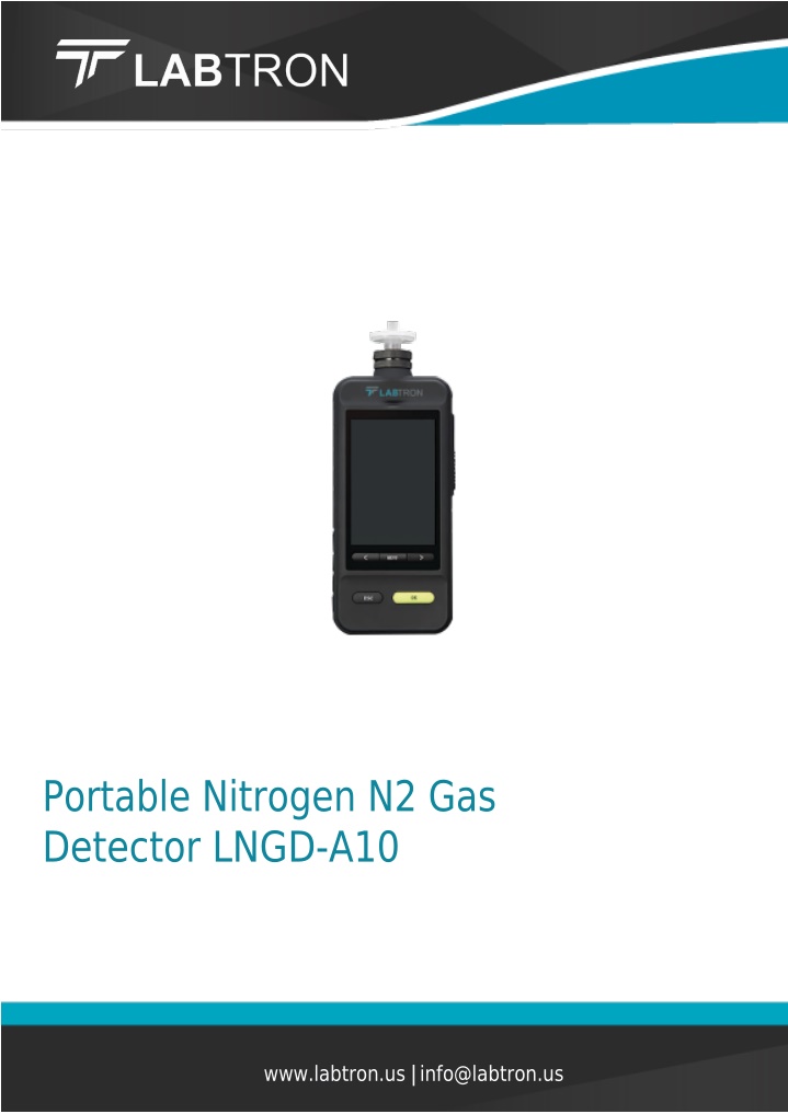 portable nitrogen n2 gas detector lngd a10