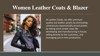 Women Leather Coats & Blazer