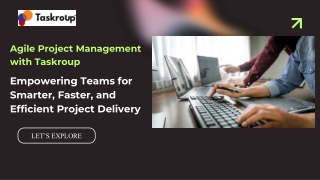 Agile project Management Software - Taskroup