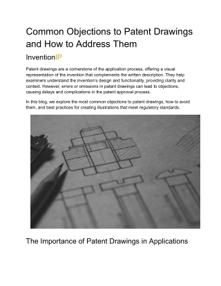 Common Patent Drawing Pitfalls and How to Avoid Them for Success | InventionIP