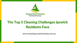 The Top 5 Cleaning Challenges Ipswich Residents Face