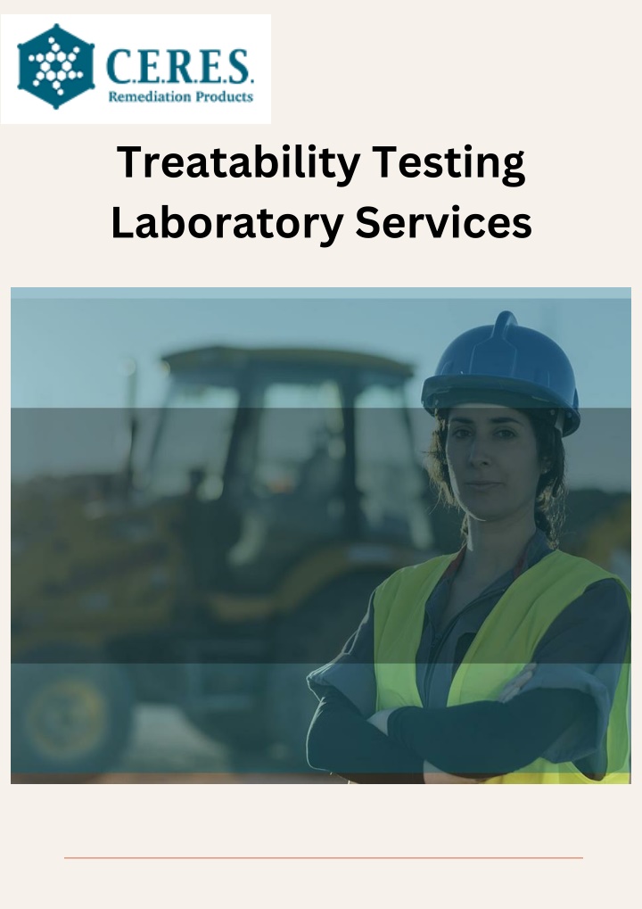 treatability testing laboratory services