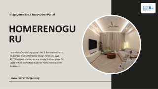 Singapore's No.1 Renovation - Homerenoguru