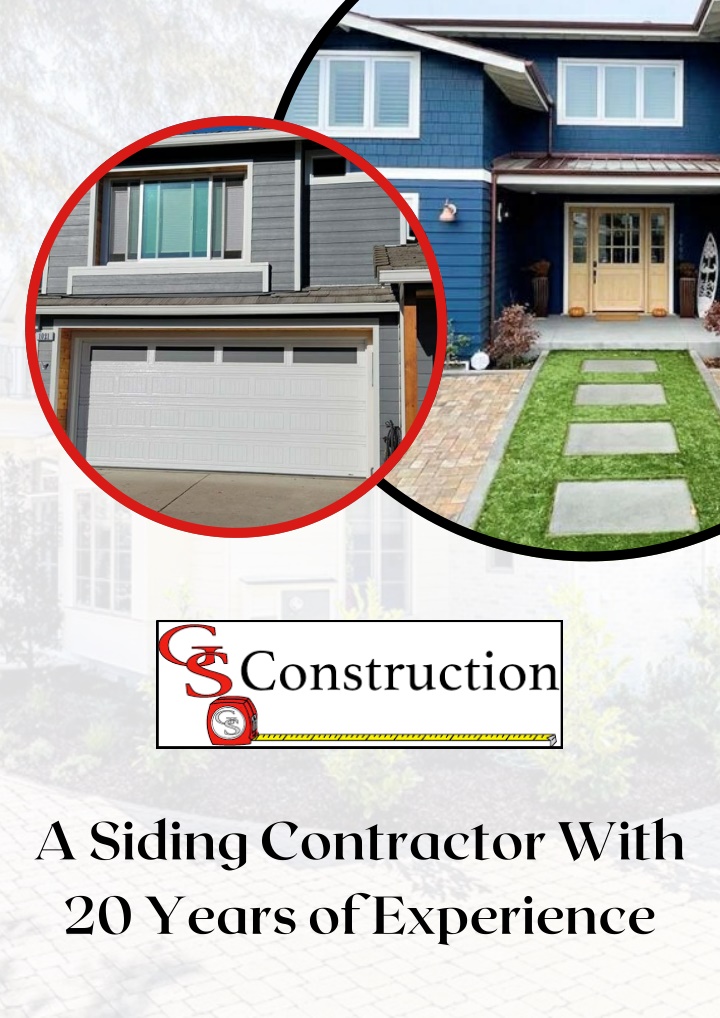 a siding contractor with 20 years of experience