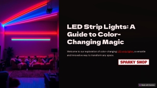 led strip lights a guide to color changing magic