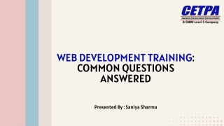 Web Development Training Common Questions Answered