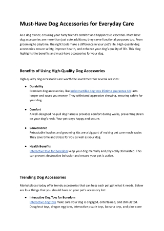 Must Have Dog Accessories for Everyday Care.docx