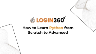 how to learn python from scratch to advanced