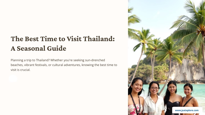 the best time to visit thailand a seasonal guide