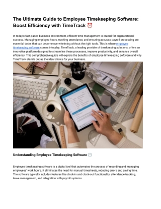 the ultimate guide to employee timekeeping