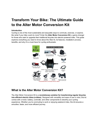 transform your bike the ultimate guide