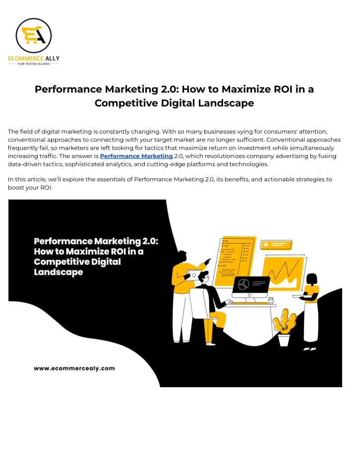 performance marketing 2 0 how to maximize