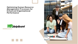 optimizing human resource management processes for enhanced organizational performance