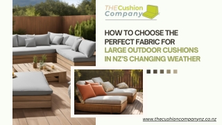 Large Outdoor Cushions in New Zealand | The Cushion Company