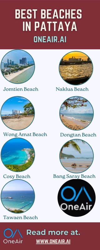 Best Beaches in Pattaya - www.oneair.ai