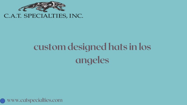 custom designed hats in los angeles