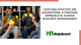 crafting effective job descriptions a strategic