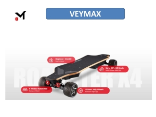 VEYMAX Electric Longboard with Remote: A Perfect Choice for Speed and Comfort