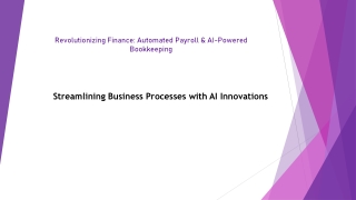 revolutionizing finance automated payroll ai powered bookkeeping