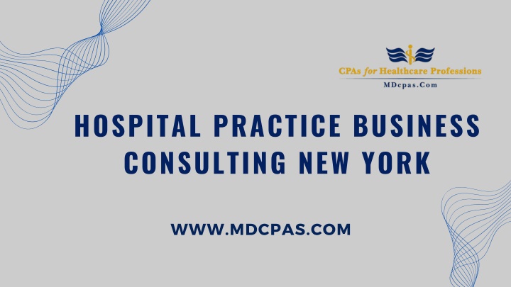 hospital practice business consulting new york