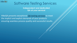 software testing services