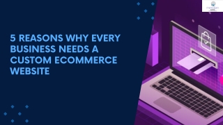 5 Reasons Why Every Business Needs a Custom Ecommerce Website