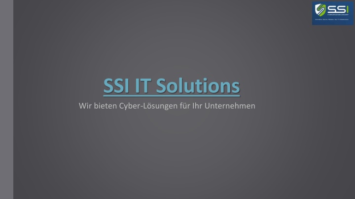 ssi it solutions wir bieten cyber l sungen