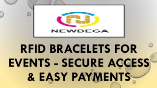 RFID Bracelets for Events - Secure Access & Easy Payments